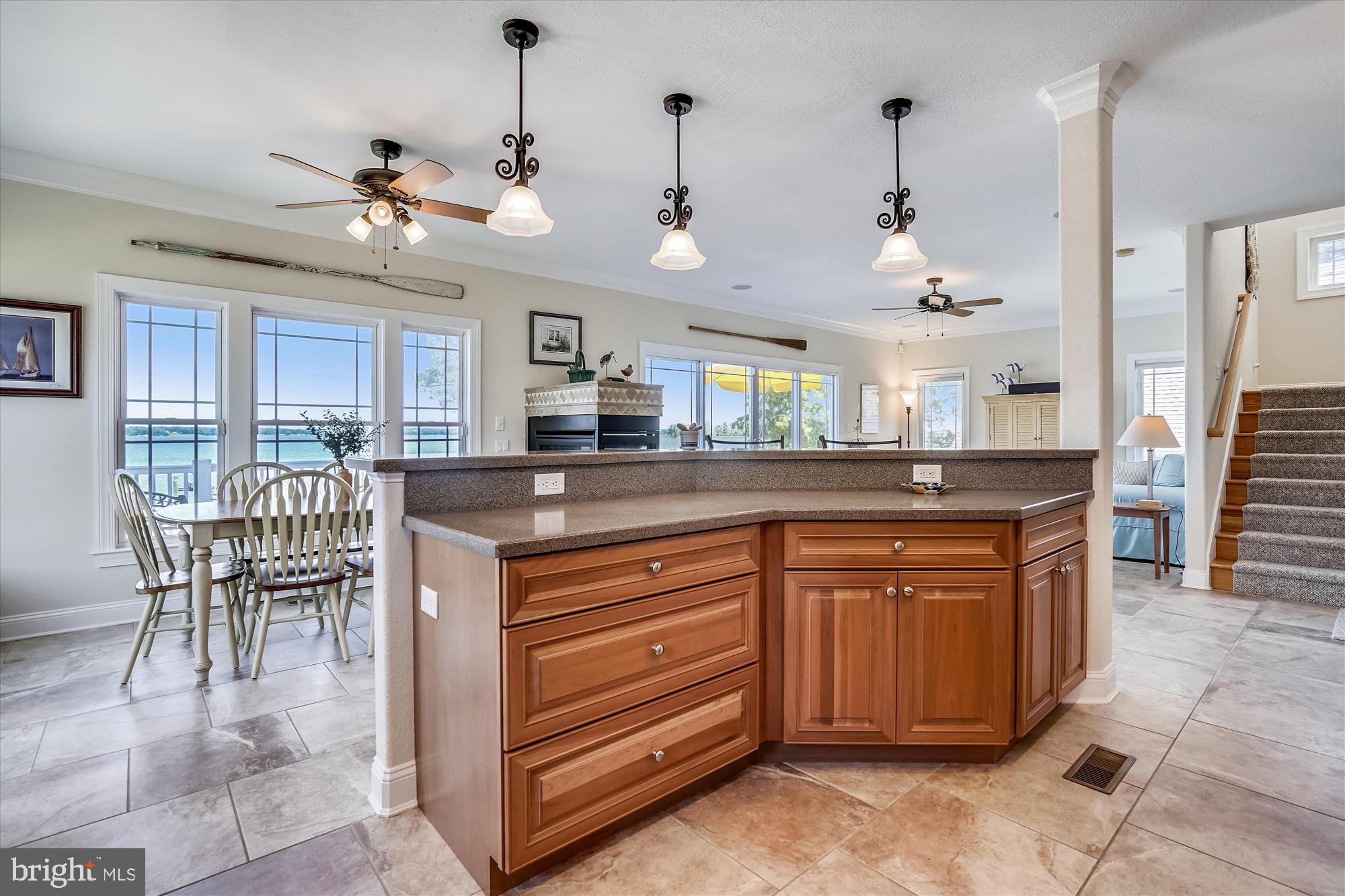 3538 Green Point Road East New Market, MD 21631 - Photo 10 of 36 Kitchen and dining and View!