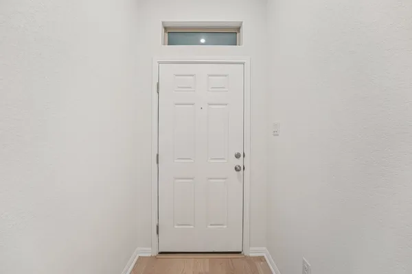 a view of front door