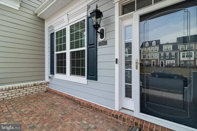 a view of front door of house