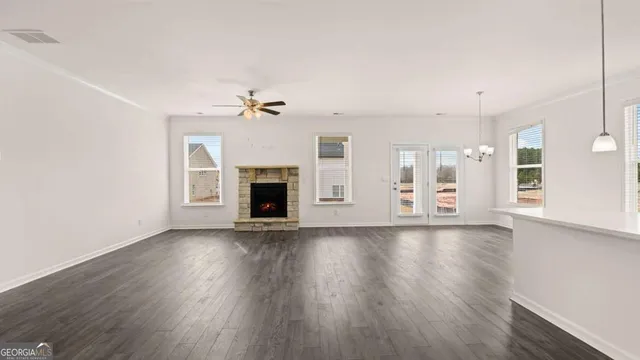 a view of a bathroom from a hallway