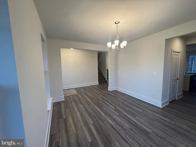 wooden floor in an empty room with wooden floor