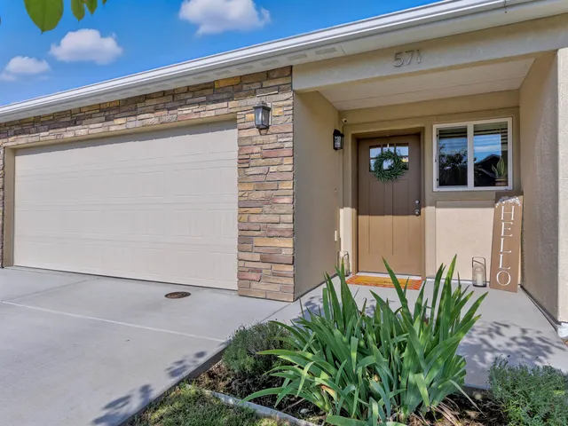 a view of front door