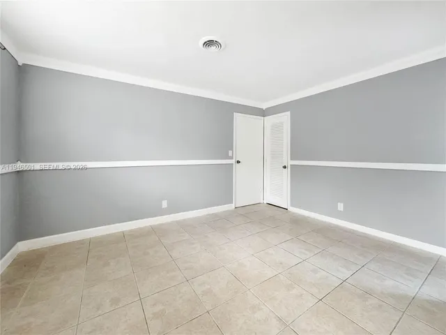 a view of an empty room