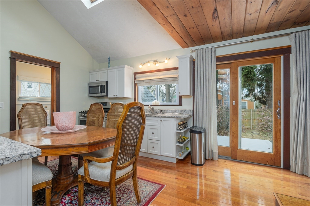 6 Hayes Avenue Beverly, MA 01915 - Photo 9 of 24 a view of a dining room with furniture window and outside view