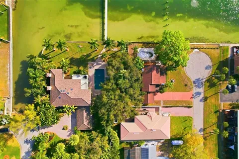 a view of a swimming pool and outdoor space