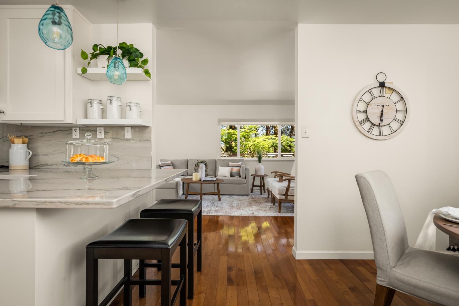 10875 Spenceville Road Penn Valley, CA 95946 - Photo 10 of 49 a view of a dining room with furniture and wooden floor