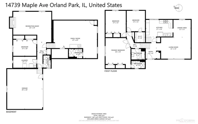 $545,000 | 14739 Maple Avenue, Orland Park, IL 60462
