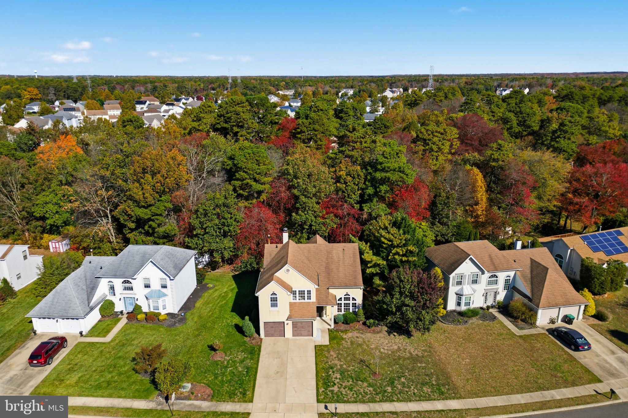 50 Wildcat Branch Drive Sicklerville, NJ 08081 - Photo 2 of 33 an aerial view of residential houses with outdoor space and trees