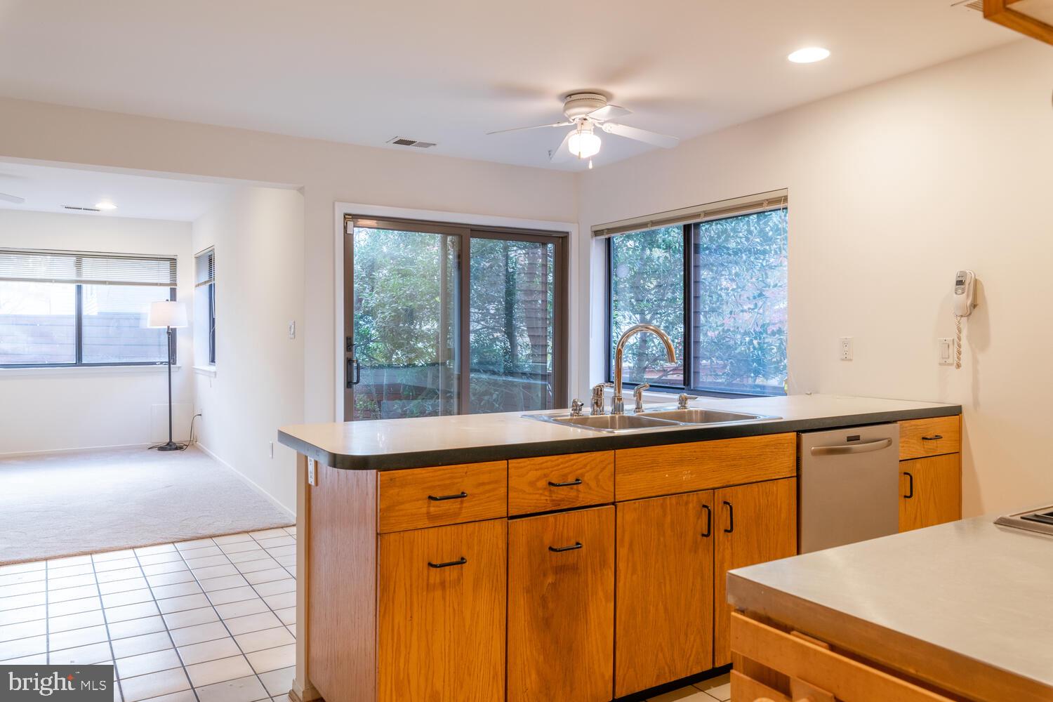 2100 South Bay Lane Reston, VA 20191 - Photo 11 of 43 Kitchen with New Stainless Dishwasher