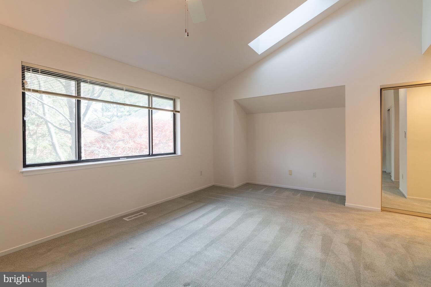 2100 South Bay Lane Reston, VA 20191 - Photo 20 of 43 Master Bedroom with Vaulted Ceilings and Skylight