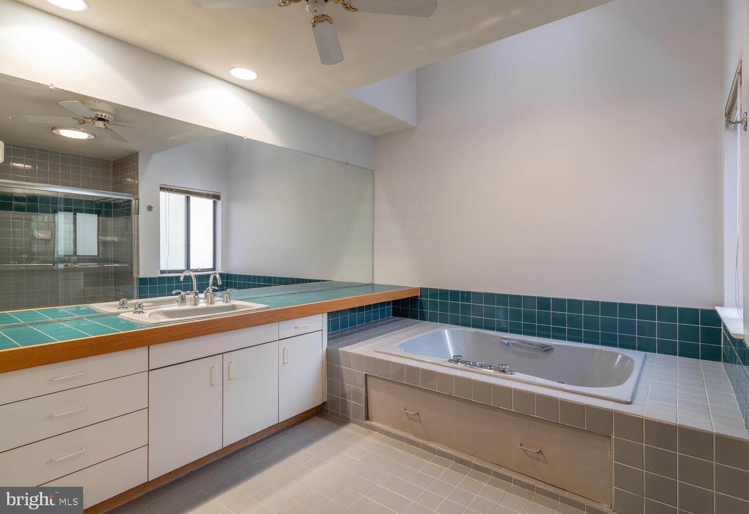 2100 South Bay Lane Reston, VA 20191 - Photo 24 of 43 Double Sinks and Vaulted Ceiling in Master Bath
