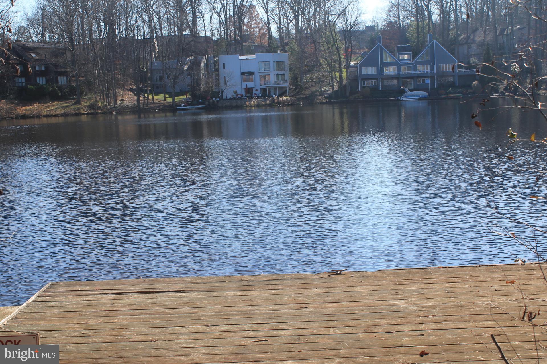2100 South Bay Lane Reston, VA 20191 - Photo 43 of 43 View From Private Cluster Dock Across Lake Audubon