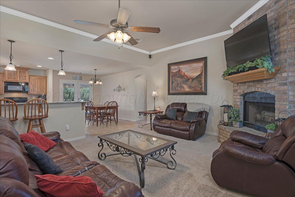 5906 South Rusk Street Amarillo, TX 79118 - Photo 6 of 34 06-Living Room 2