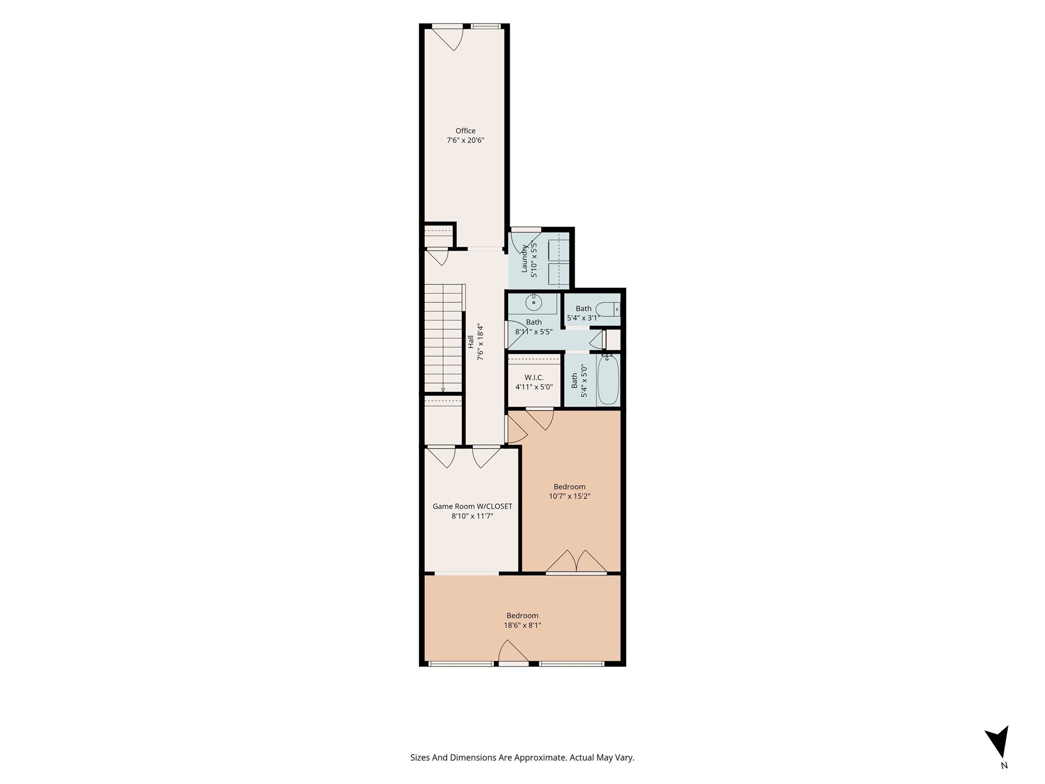 39 Regency Point Conroe, TX 77356 - Photo 44 of 45 First Floor Plan *sizes and room dimensions are approximate*