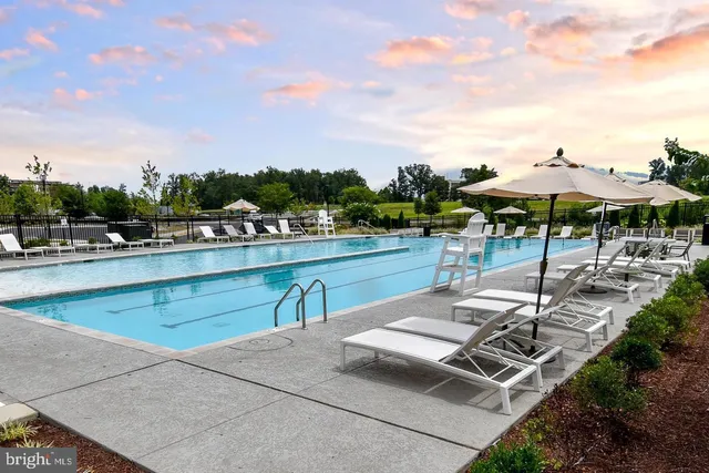 a view of a building with a street