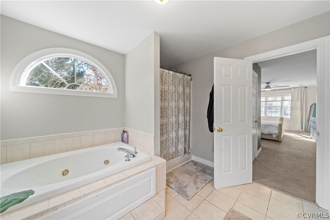13020 Carters Way Road Chesterfield, VA 23838 - Photo 27 of 49 a bathroom with a tub a sink and a shower