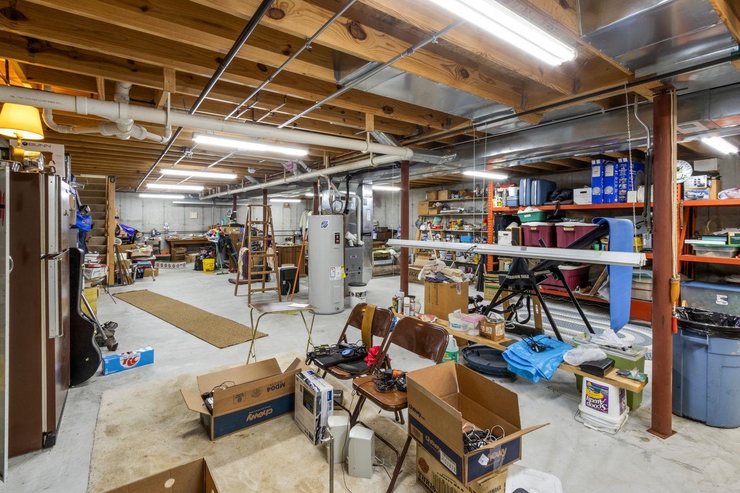 6771 Friday Road Byron, IL 61010 - Photo 22 of 25 a view of a storage room with racks