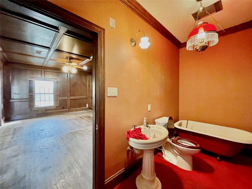 2 Sentinel Hill Austin, TX 78737 - Photo 34 of 40 a bathroom with a sink and mirror