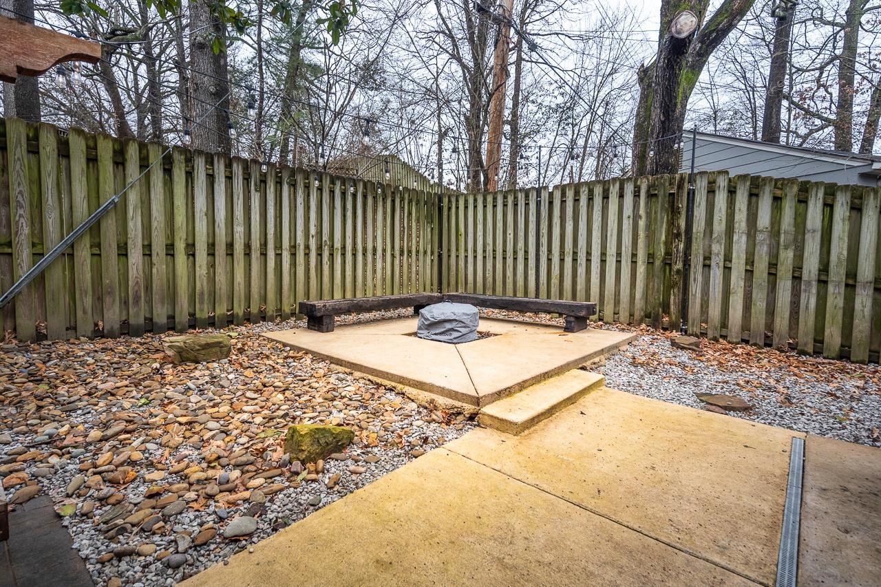 5641 Normandy Road Memphis, TN 38120 - Photo 23 of 25 a view of backyard with wooden fence