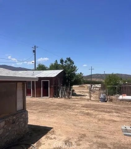 a view of a house with a outdoor space