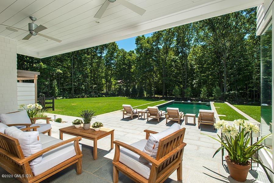 29 Goodsell Hill Road Redding, CT 06896 - Photo 25 of 29 a view of a patio with a yard