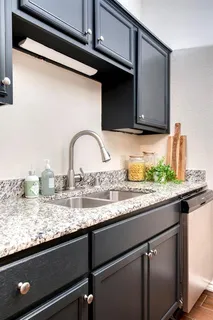 a close view of sink and tap
