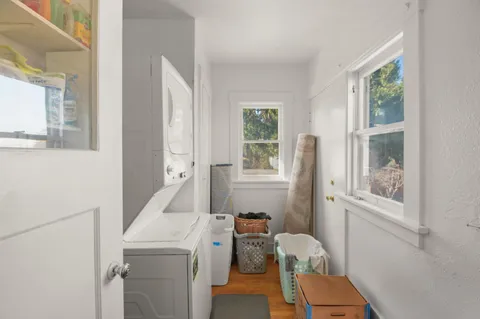 a room with furniture and a window