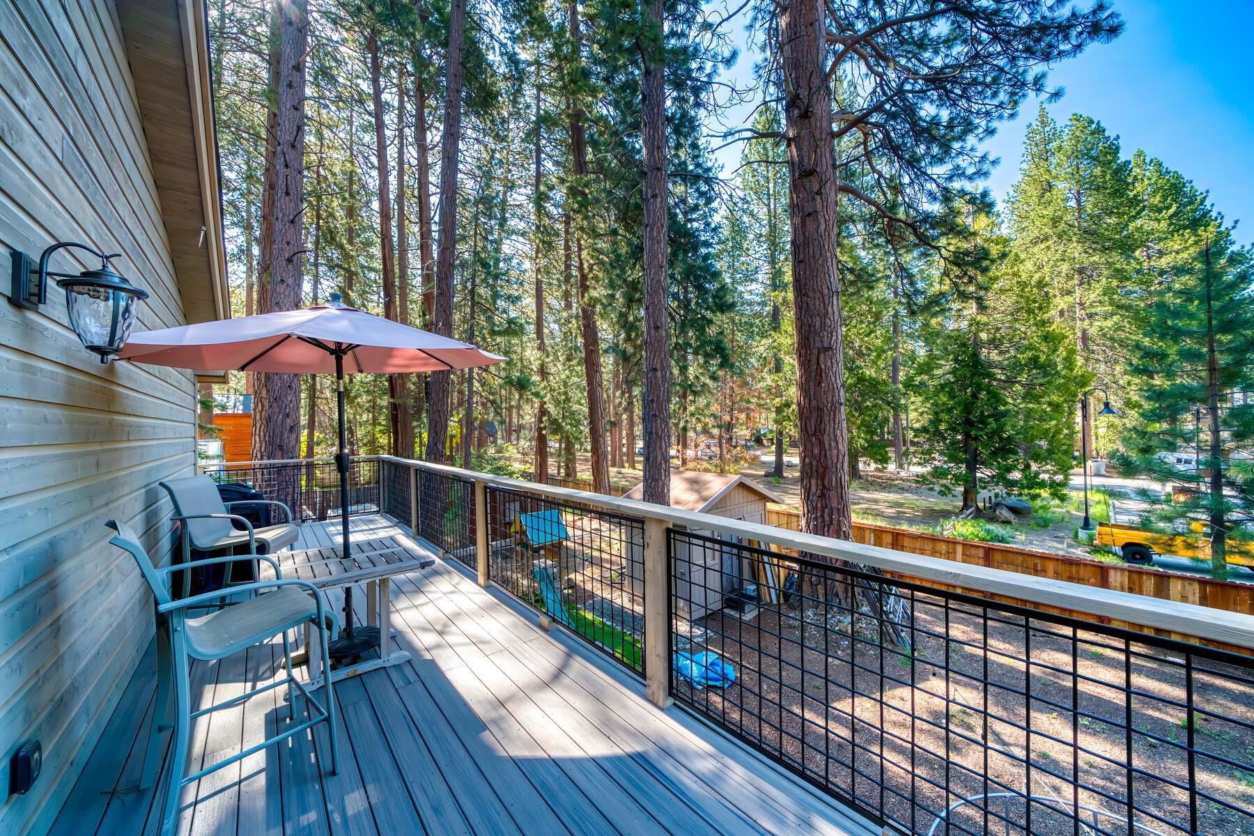 8666 Brook Avenue Kings Beach, CA 96143 - Photo 12 of 21 a view of a balcony with wooden floor