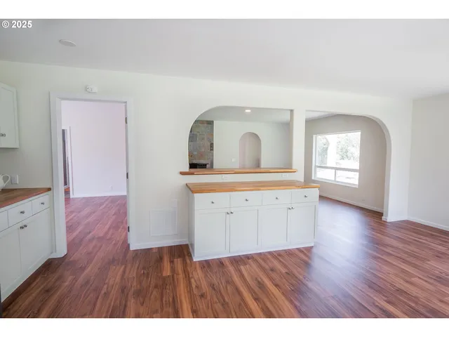 wooden floor in an empty room
