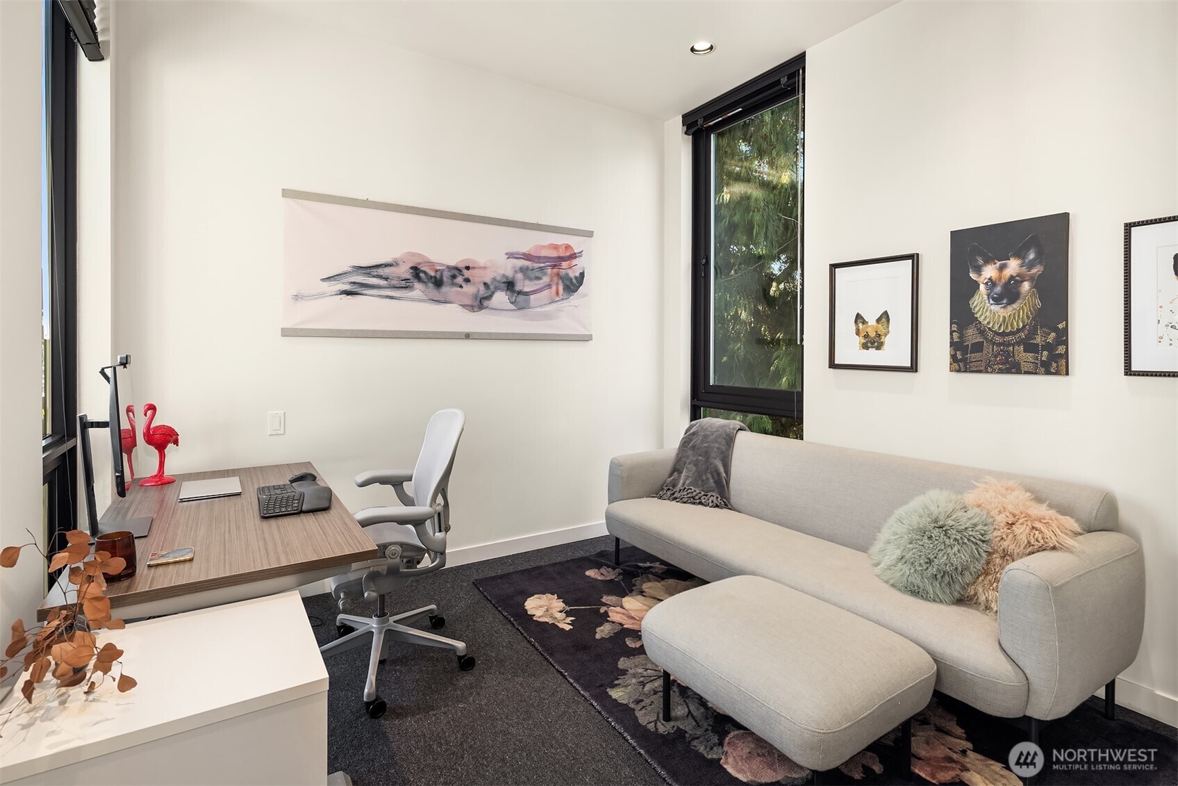 3057 36th Avenue Southwest Seattle, WA 98126 - Photo 22 of 40 a living room with furniture and wooden floor