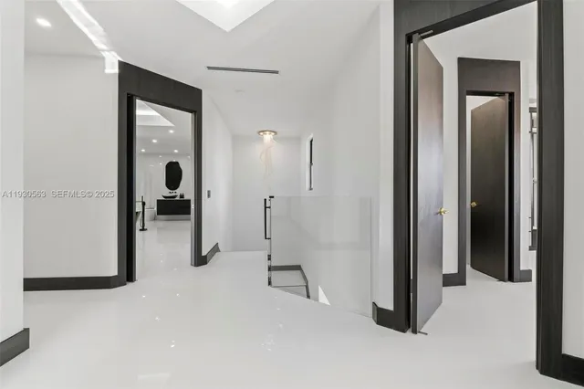 a view of an empty room