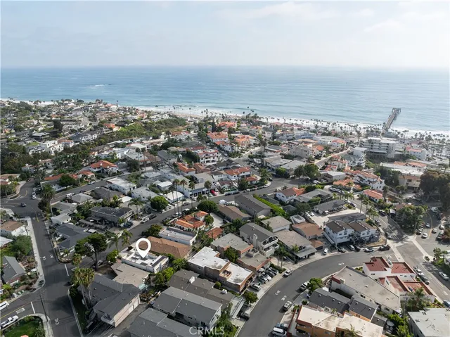 an aerial view of a city with lots of residential buildings