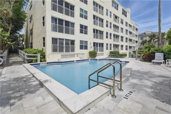 a view of tall building with a outdoor space