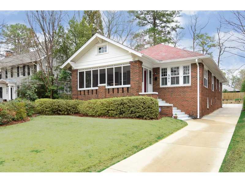 581 Clifton Road Northeast Atlanta, GA 30307 - Photo 1 of 1 Exterior Front. WELCOME HOME!