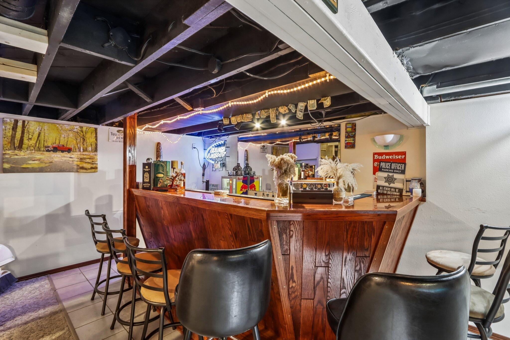 3460 High Road Hartford, WI 53027 - Photo 26 of 35 Bar in Basement