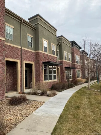 a front view of a building