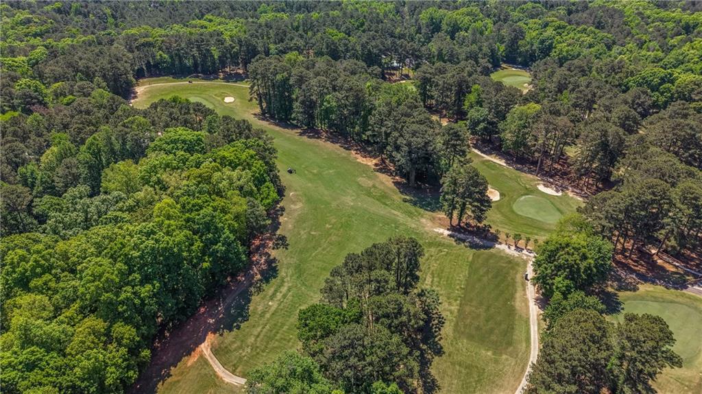 30 Buffelhead Court Monticello, GA 31064 - Photo 33 of 37 an aerial view of a residential houses with outdoor space and trees all around