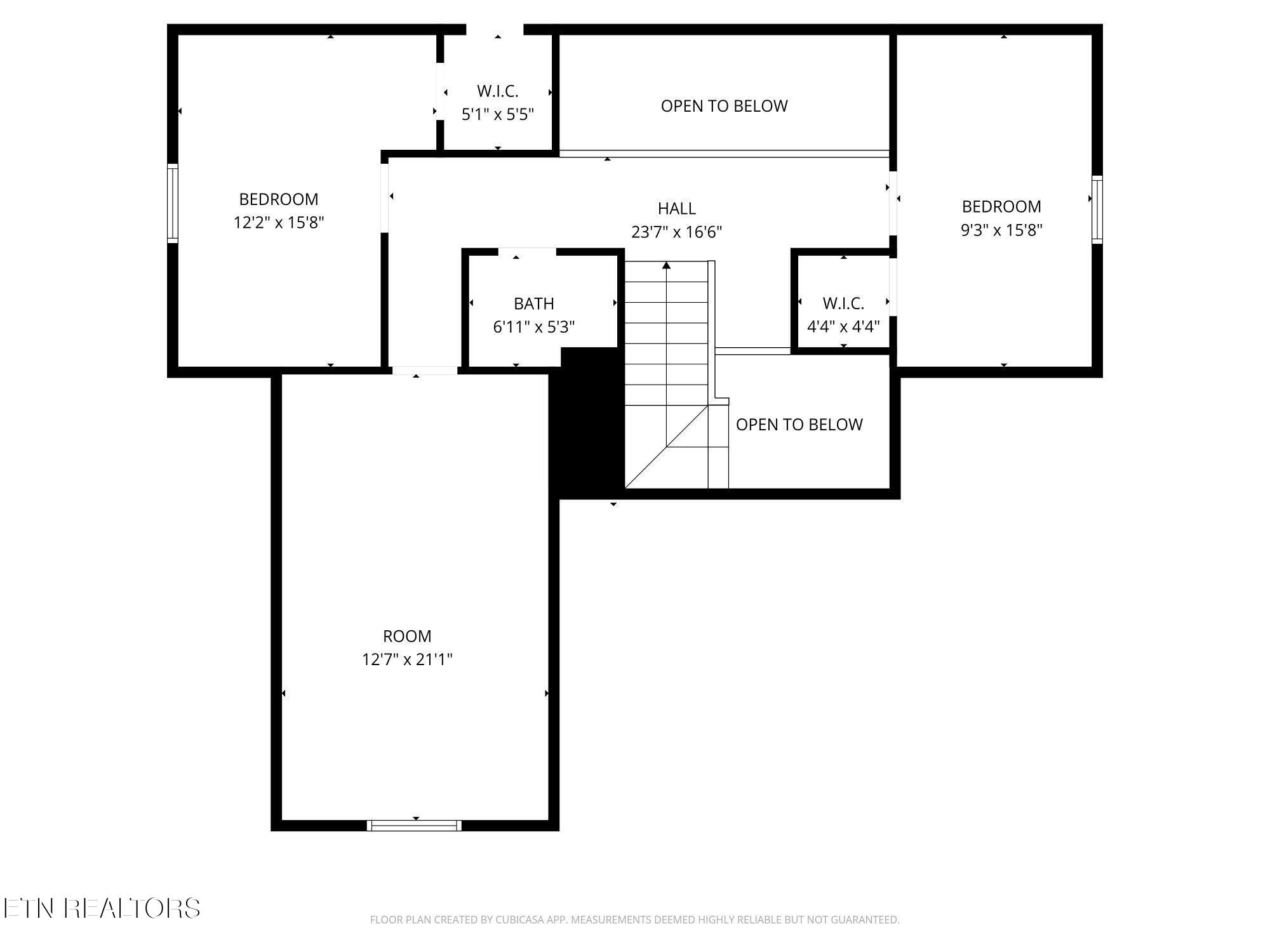 7824 Beckett Ridge Court Powell, TN 37849 - Photo 32 of 32 Floor plan second floor