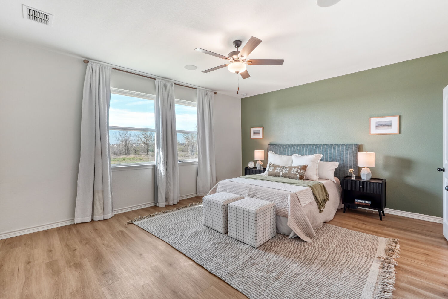 1642 Scull Road San Marcos, TX 78666 - Photo 14 of 31 Spacious primary bedroom with peaceful surroundings.