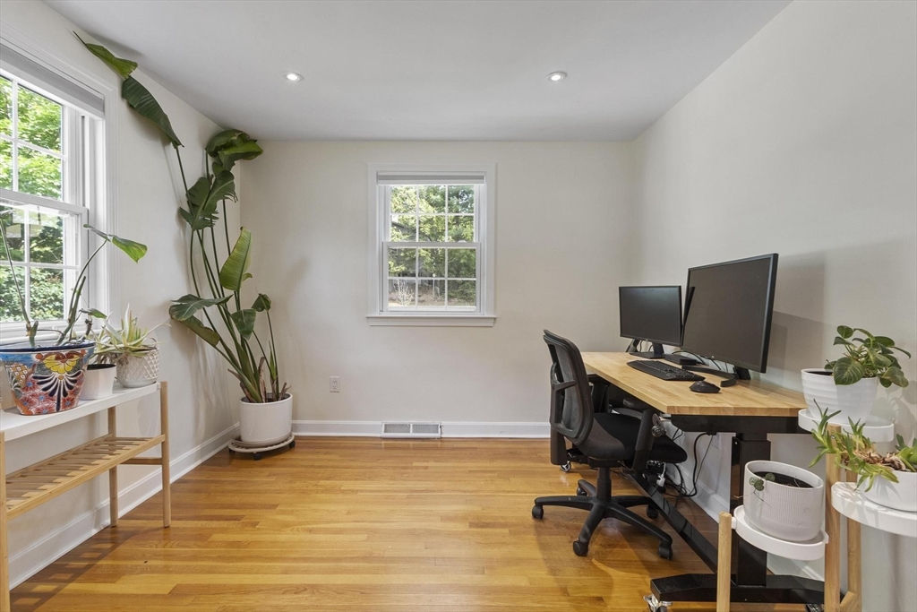 6 Edith Road Hudson, MA 01749 - Photo 12 of 30 a view of a workspace with furniture and a window