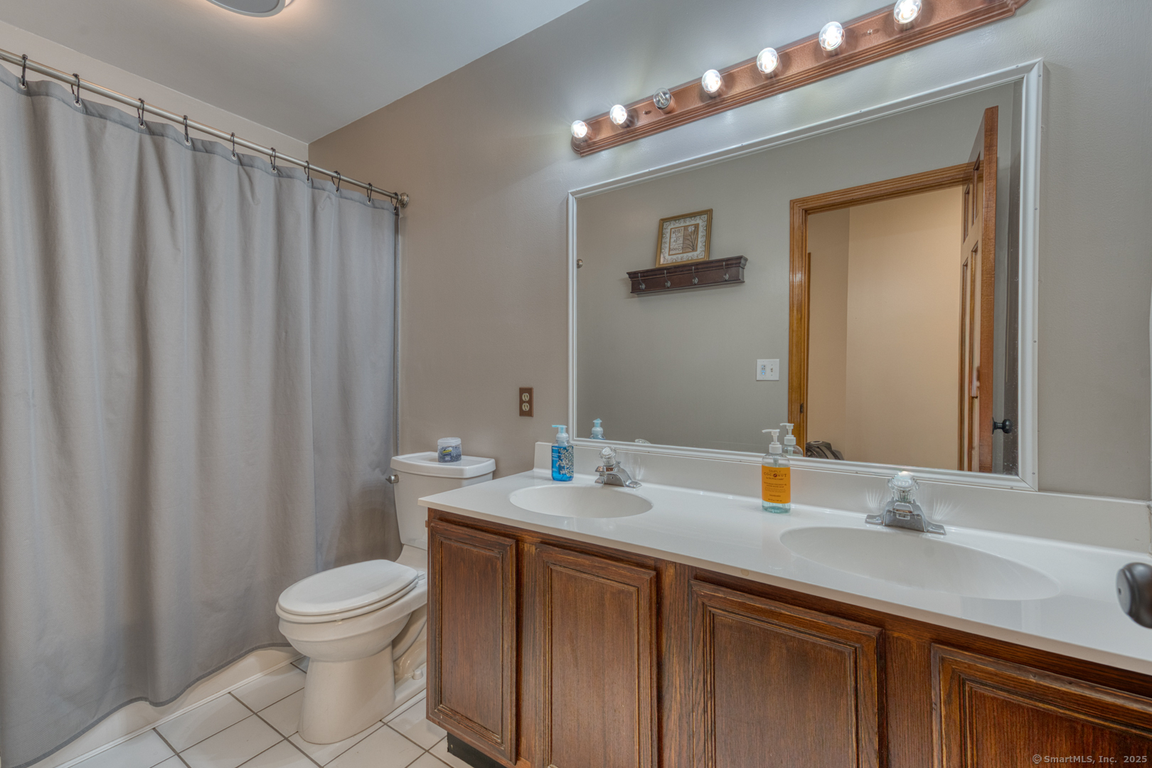 287 South Bear Hill Road Chaplin, CT 06235 - Photo 27 of 40 a bathroom with a sink a toilet and mirror