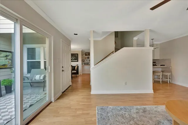 a view of entryway and hall