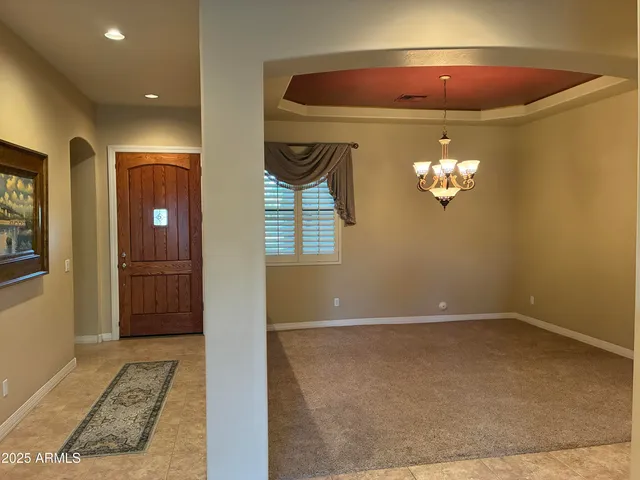 a view of empty room