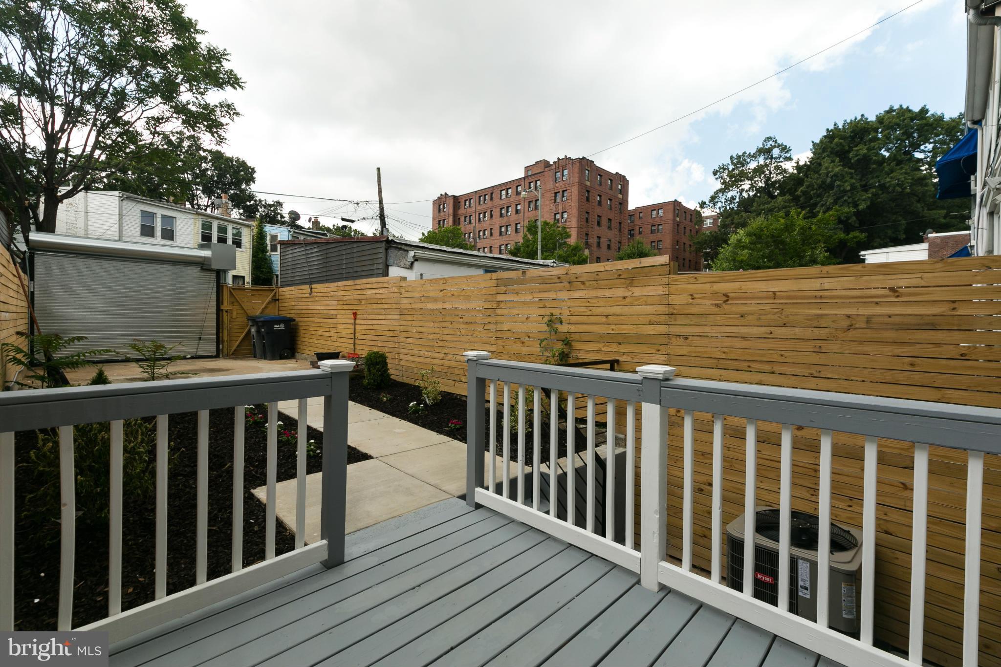 307 Adams Street Northeast Washington, DC 20002 - Photo 27 of 30 Rear Deck