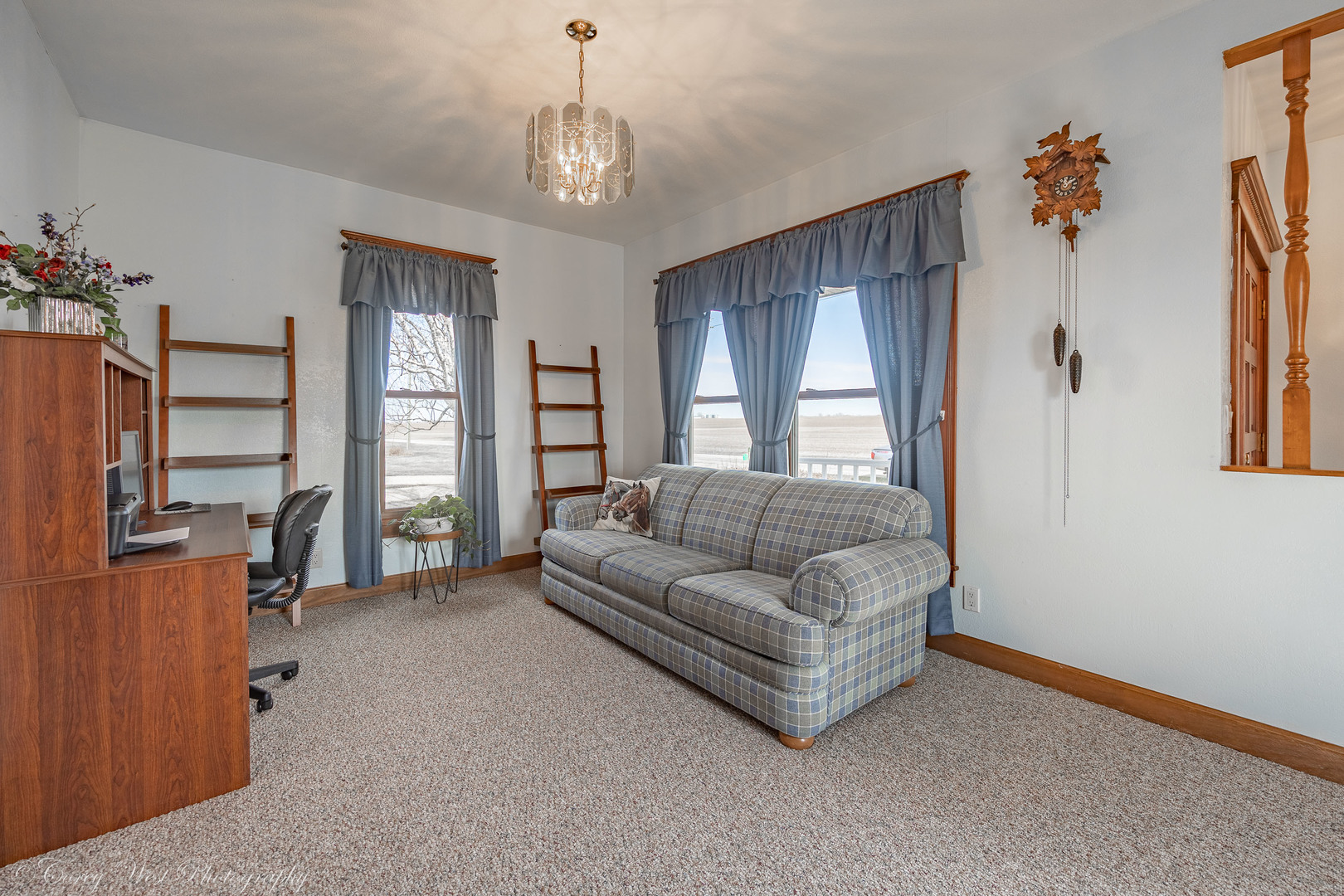 1137 Fisk Road Compton, IL 61318 - Photo 14 of 50 a living room with furniture and a chandelier