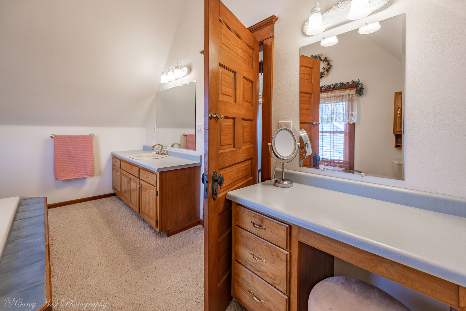 1137 Fisk Road Compton, IL 61318 - Photo 33 of 50 a bathroom with a sink mirror and a bathtub