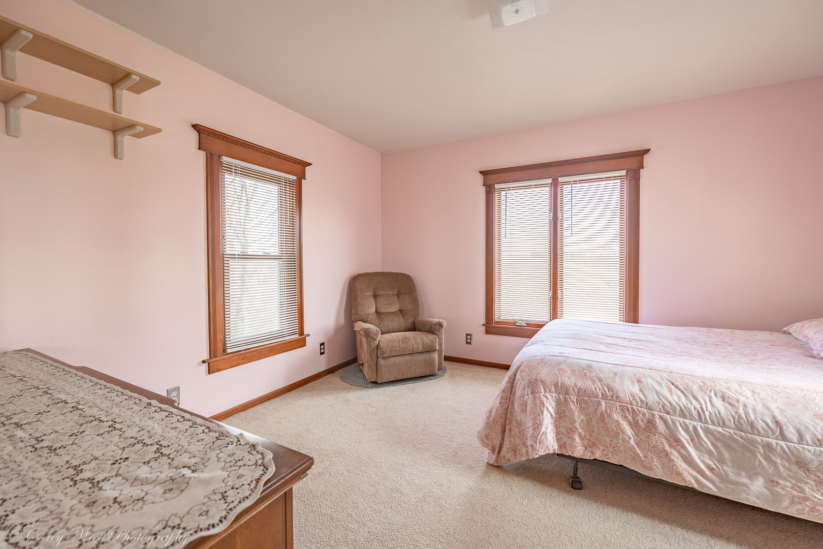 1137 Fisk Road Compton, IL 61318 - Photo 36 of 50 a bedroom with a bed and a couch