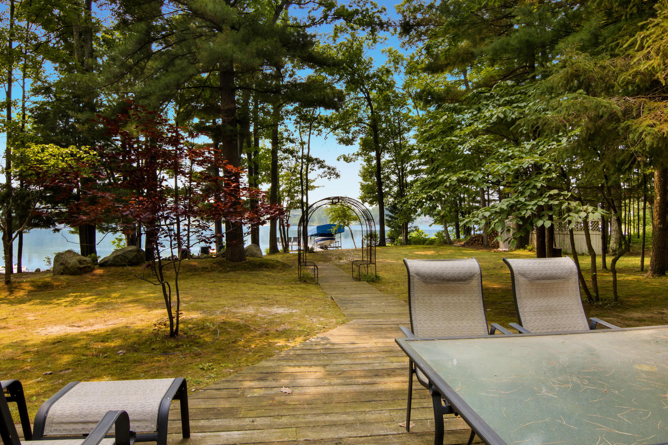 8837 Johnson Road Kaleva, MI 49645 - Photo 38 of 44 114 ft Lake Frontage