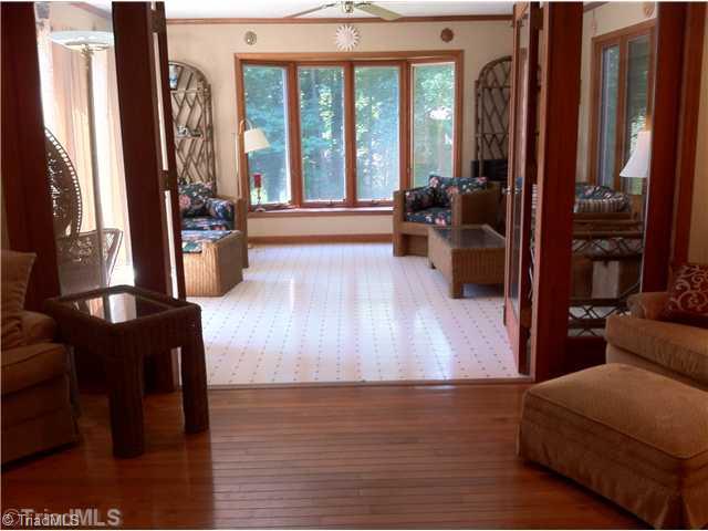4020 Briarcliffe Road Northwest Winston-Salem, NC 27106 - Photo 4 of 15 Sunroom. view of Sunroom from Den