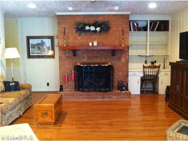 4020 Briarcliffe Road Northwest Winston-Salem, NC 27106 - Photo 5 of 15 Den/Family/Great Room. view of den from Sunroom